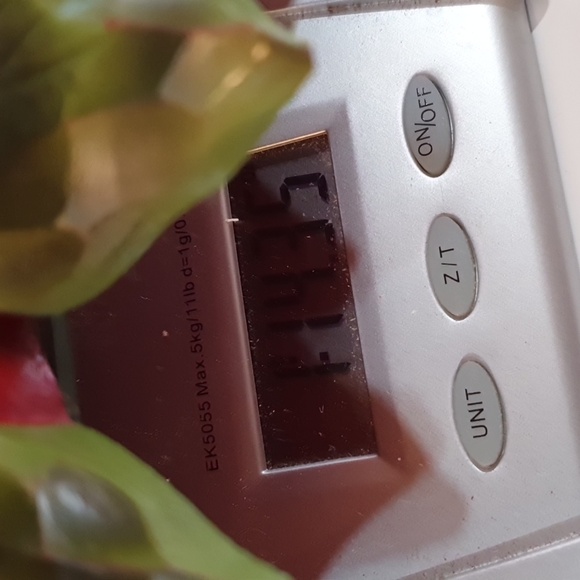 Vintage Christmas poinsettia lazy Susan serving tray wooden handpainted - Picture 7 of 7